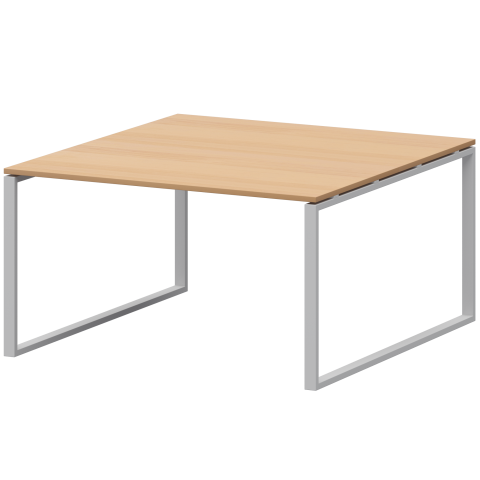 Стол переговорный на металлокаркасе АМП.О-004.123 Ольха/Белый 1600x1236x760 Арго-М