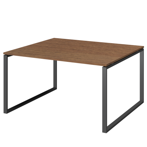 Стол переговорный на металлокаркасе АМП.О-004.123 Орех/Антрацит 1600x1236x760 Арго-М