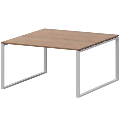 Стол переговорный на металлокаркасе АМП.О-004.123 Орех/Белый 1600x1236x760 Арго-М