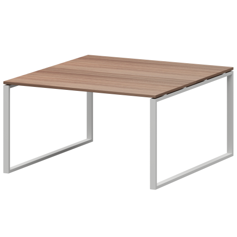 Стол переговорный на металлокаркасе АМП.О-004.123 Темный шимо/Белый 1600x1236x760 Арго-М