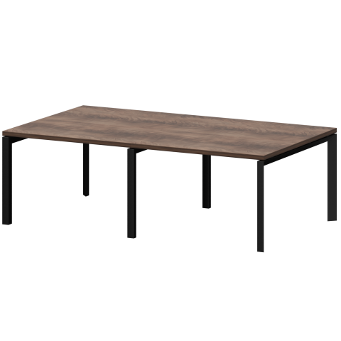 Стол переговорный на металлокаркасе КТМ-24.14.38 Лагос 2400x1400x750 Акцент