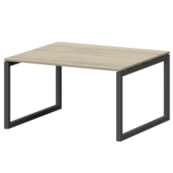 Стол переговорный на металлокаркасе СМСП-О-12.123.Пр50 Кронберг/Антрацит 1200x1236x750 Смарт