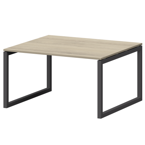 Стол переговорный на металлокаркасе СМСП-О-16.123.Пр50 Кронберг/Антрацит 1600x1236x750 Смарт