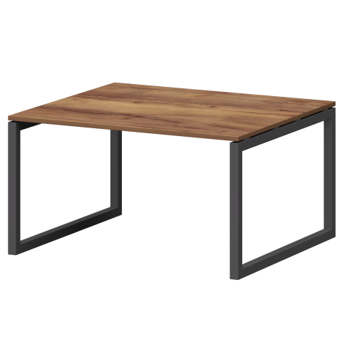 Стол переговорный на металлокаркасе СМСП-О-16.123.Пр50 Таксония/Антрацит 1600x1236x750 Смарт