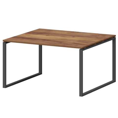 Стол переговорный на металлокаркасе СМСП-О-18.123.Пр25 Таксония/Антрацит 1800x1236x750 Смарт