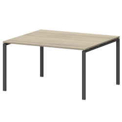 Стол переговорный на металлокаркасе СМСП-П-12.123.Пр25 Кронберг/Антрацит 1200x1236x750 Смарт