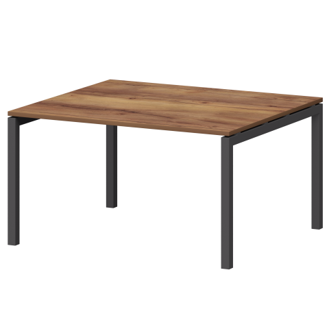 Стол переговорный на металлокаркасе СМСП-П-12.123.Пр50 Таксония/Антрацит 1200x1236x750 Смарт