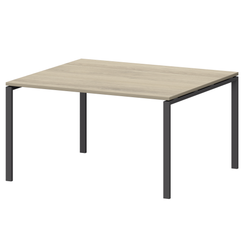 Стол переговорный на металлокаркасе СМСП-П-18.123.Пр25 Кронберг/Антрацит 1800x1236x750 Смарт
