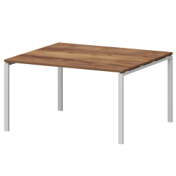 Стол переговорный на металлокаркасе СМСП-П-18.123.Пр25 Таксония/Белый 1800x1236x750 Смарт