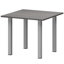 Стол переговорный НТ-090+НТН-1 Лиственница 900x900x750 Аргентум