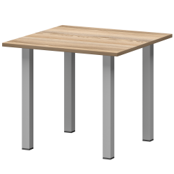 Стол переговорный НТ-090+НТН-1 НТ-090+ОС-2 Дуб сафари 900x900x750 Аргентум