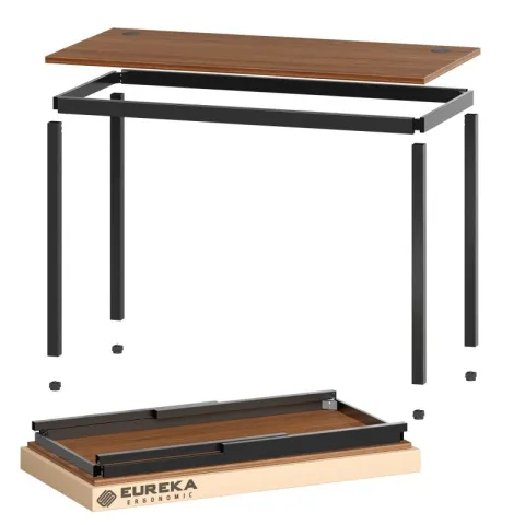 Стол письменный (для компьютера) EUREKA ERK-CD-02T с шириной 119 см, Teak