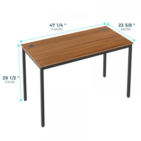 Стол письменный (для компьютера) EUREKA ERK-CD-02T с шириной 119 см, Teak