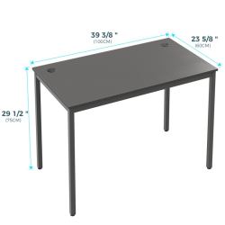 Стол письменный (для компьютера) EUREKA ERK-CD-039B с шириной 99 см, Black