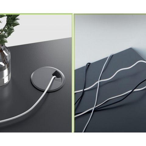 Стол письменный (для компьютера) EUREKA ERK-CD-5501 с шириной 139 см, Black