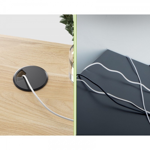 Стол письменный (для компьютера) EUREKA ERK-D04-EW с шириной 79 см, Embossed Wood