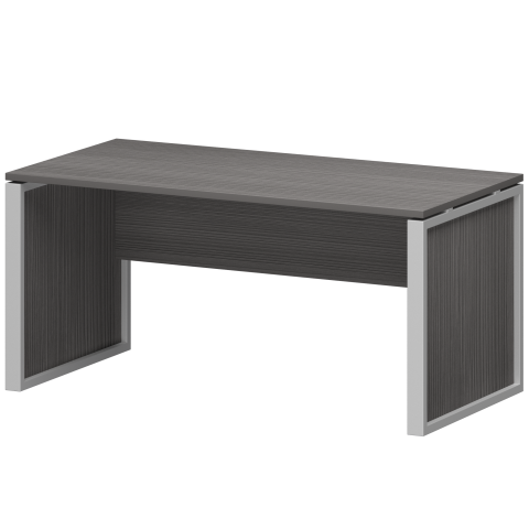 Стол руководителя НТМ-160 Лиственница/Металлик 1600x800x750 Аргентум-М