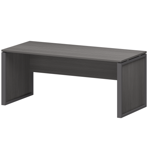 Стол руководителя НТМ-180 Лиственница/Антрацит 1800x800x750 Аргентум-М