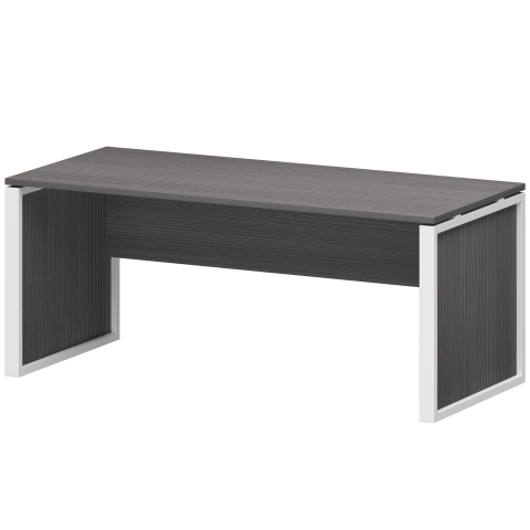 Стол руководителя НТМ-180 Лиственница/Белый 1800x800x750 Аргентум-М