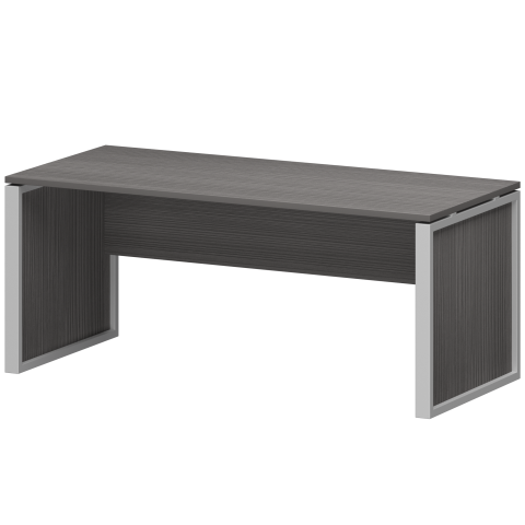 Стол руководителя НТМ-180 Лиственница/Металлик 1800x800x750 Аргентум-М