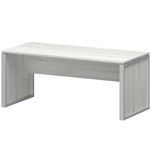 Стол руководителя НТМ-180 Сосна винтер/Металлик 1800x800x750 Аргентум-М