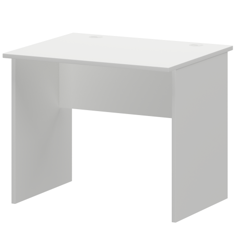 Стол с левым и правым кабель каналом А-001.К Белый 900x730x600 Арго