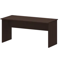 Стол с левым и правым кабель каналом А-004.К Дуб венге 1600x730x760 Арго