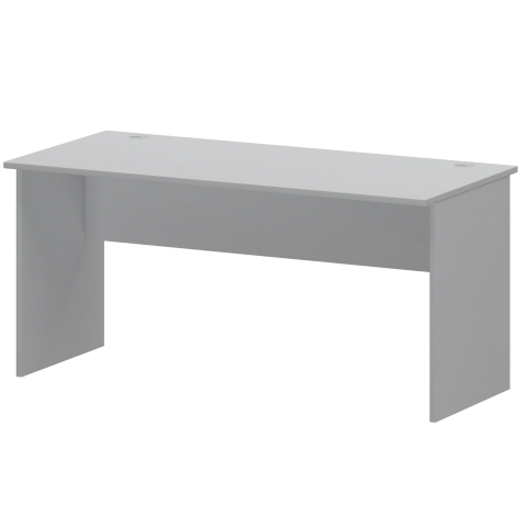 Стол с левым и правым кабель каналом А-004.К Серый 1600x730x760 Арго