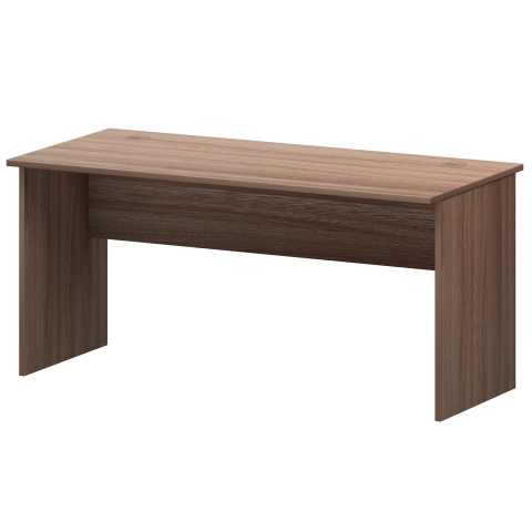 Стол с левым и правым кабель каналом А-004.К Темный шимо 1600x730x760 Арго