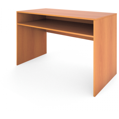 Стол с полкой АС-01 Миланский орех 1196x549x750 Аспект-Аспирант