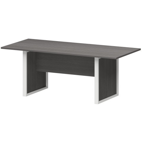 Стол заседаний НТМ-200.90 Лиственница/Белый 2000x900x750 Аргентум-М