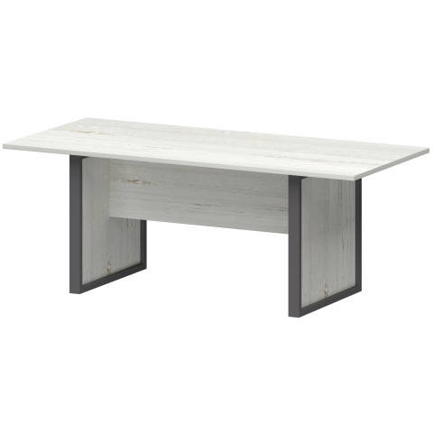 Стол заседаний НТМ-200.90 Сосна винтер/Антрацит 2000x900x750 Аргентум-М