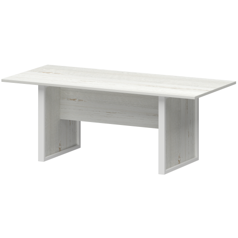 Стол заседаний НТМ-200.90 Сосна винтер/Белый 2000x900x750 Аргентум-М