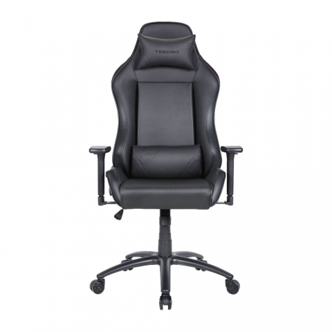 Кресло компьютерное игровое TESORO Alphaeon S1 TS-F715 Black/Carbon fiber texture