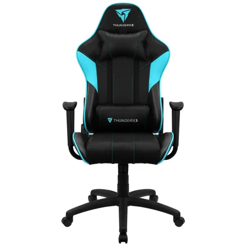 Кресло компьютерное игровое ThunderX3 EC3 Black-Cyan AIR