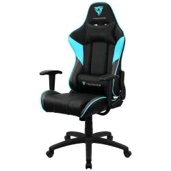 Кресло компьютерное игровое ThunderX3 EC3 Black-Cyan AIR