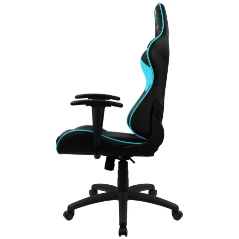 Кресло компьютерное игровое ThunderX3 EC3 Black-Cyan AIR