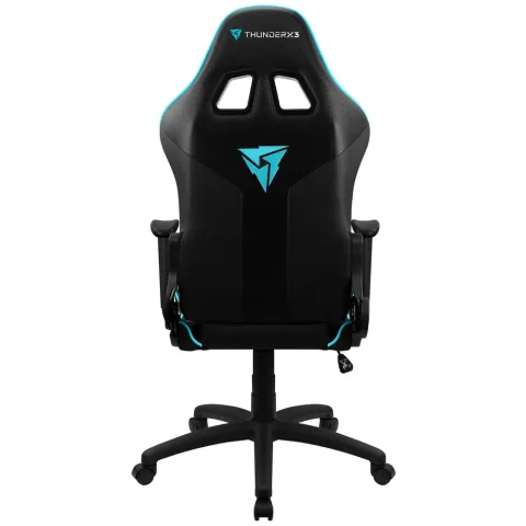 Кресло компьютерное игровое ThunderX3 EC3 Black-Cyan AIR