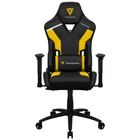 Кресло компьютерное игровое ThunderX3 TC3 Bumblebee Yellow