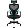 Кресло компьютерное игровое ThunderX3 YAMA1 Black-Cyan