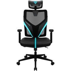 Кресло компьютерное игровое ThunderX3 YAMA1 Black-Cyan