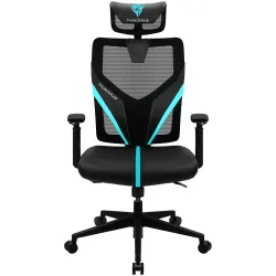 Кресло компьютерное игровое ThunderX3 YAMA1 Black-Cyan