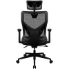 Кресло компьютерное игровое ThunderX3 YAMA1 Black-Cyan