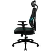 Кресло компьютерное игровое ThunderX3 YAMA1 Black-Cyan