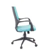 Кресло Everprof Trio Black LB T  Ткань Бирюзовый