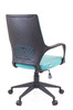 Кресло Everprof Trio Black LB T  Ткань Бирюзовый