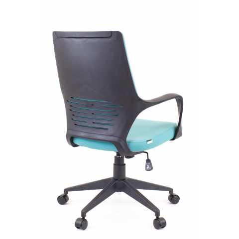 Кресло Everprof Trio Black LB T  Ткань Бирюзовый