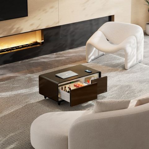 Умный кофейный столик с холодильником EUREKA TB90, Black