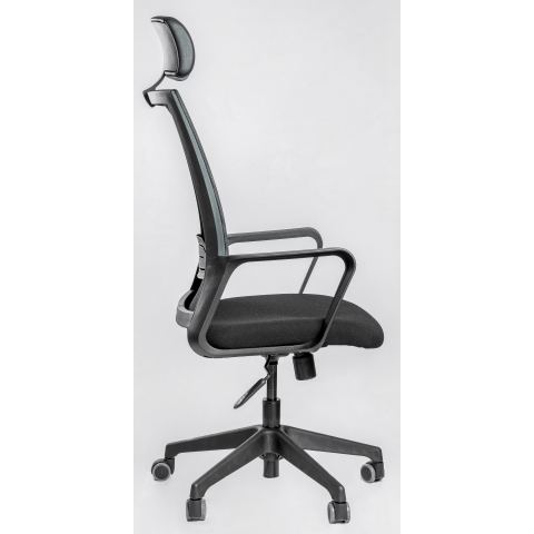 Кресло Falto D-3 DTR 11KPL/BK/BK (каркас черный, спинка черная, сидение черное)