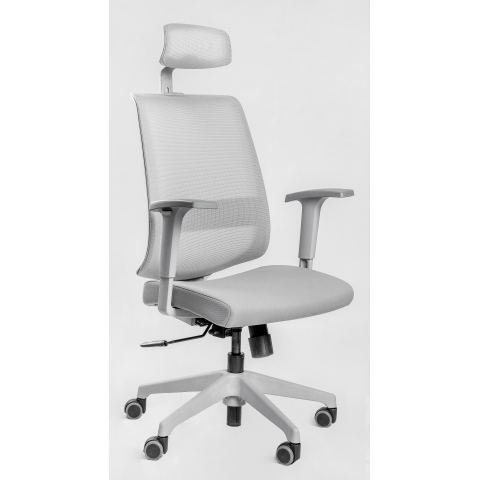 Кресло Falto NEO 11 LAL/GY-GY (каркас серый, спинка серая, сидение серое)